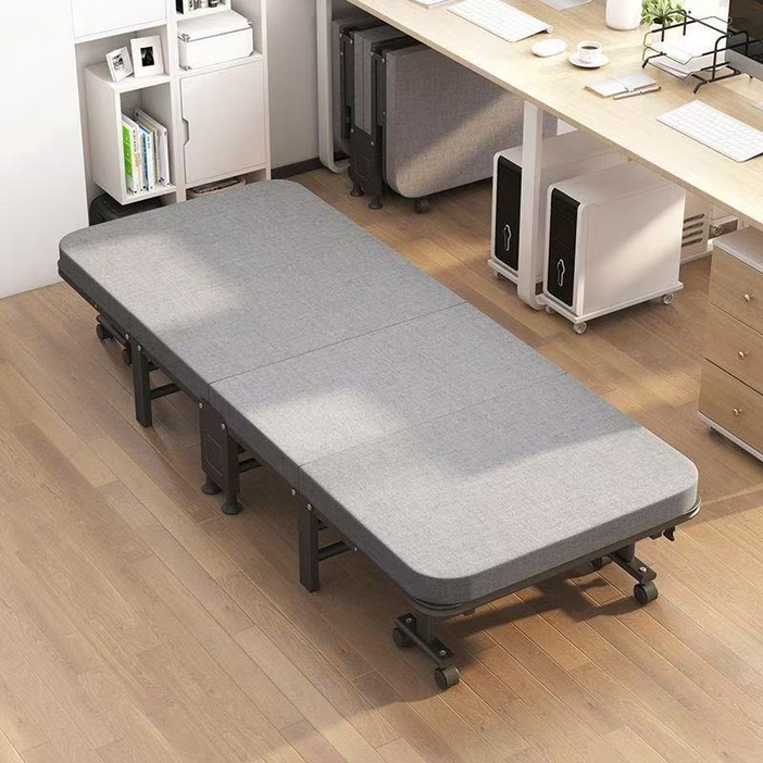 싱글 접이식 침대 간이 낮잠 침대 휴대용 야전침대