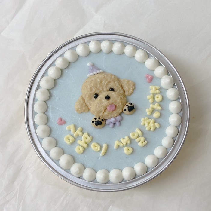 [코카COCA] 강아지보틀케이크 미니케이크 컵케이크 생일케이크 얼굴케이크 고구마케이크 지름9cm 저알러지케이크