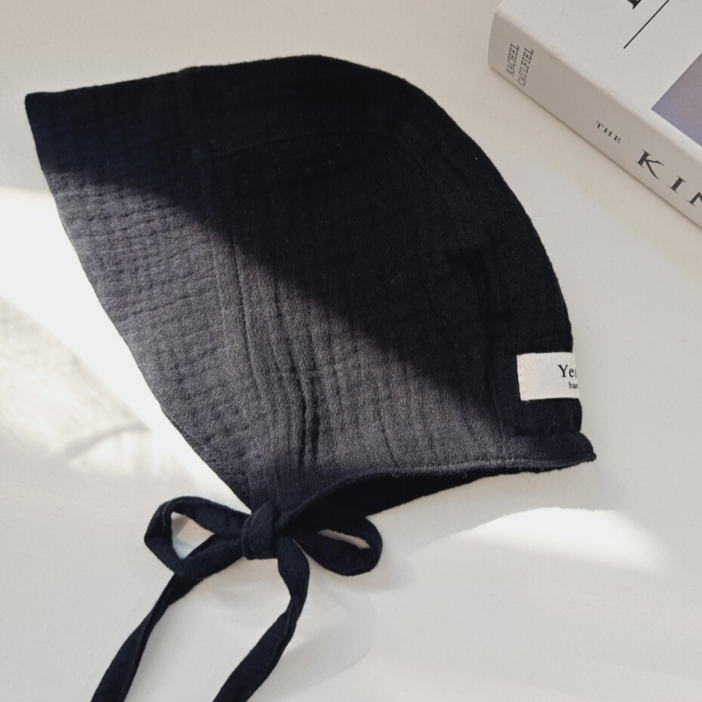 예스베베 사계절 아기 모자 거즈 보넷