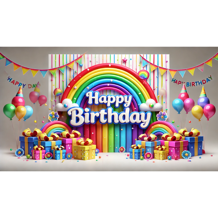 3D입체생일축하 현수막, 생일배경 3D입체생일축하 현수막, 생일배경