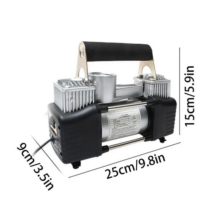 에어 펌프 공구함 야외 수리 공구 키트 고압 휴대용공기 주입기키트 트럭 자동차 캠핑 여행