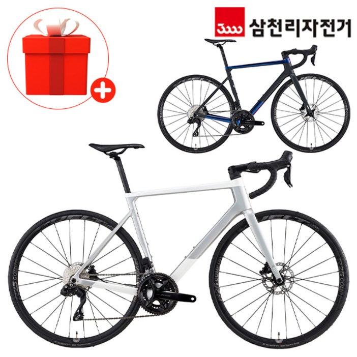 첼로 2025 100% 완조립 700C 케인 E7 24단 105 Di2 카본 올라운드 로드 사이클 자전거, 스페이스블랙(유광)/코스모블랙(무광), 1개