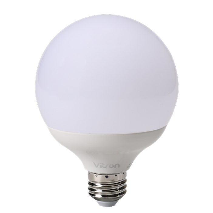 비츠온 볼구 숏타입 LED 전구 화이트 G95 12W