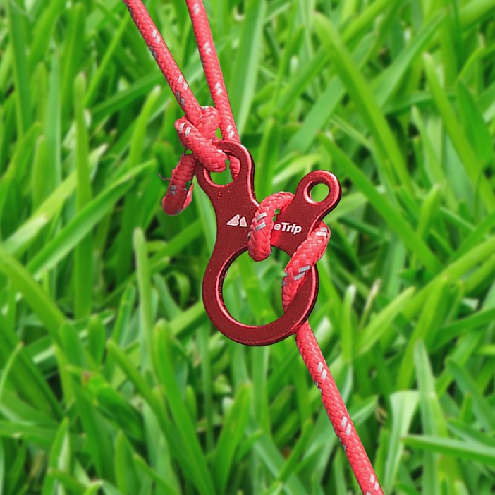 캠핑 스트링스토퍼 텐트 타프 로프고정 길이조절