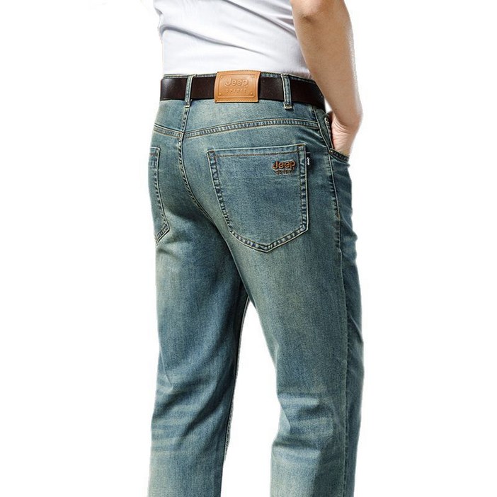 지프 스피릿 남성 봄 여름 스판 얇고 편안한 캐주얼 청바지 3005