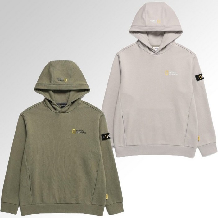 백화점출고 내셔널지오그래픽 MW N233UHD220 아리엘 기본 후드맨투맨 공용