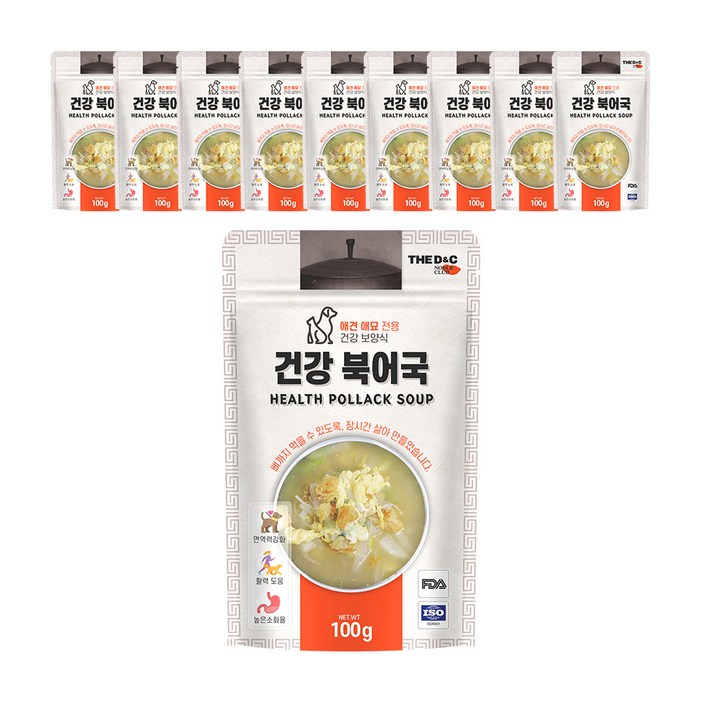 더독 반려동물 건강 보양식 파우치