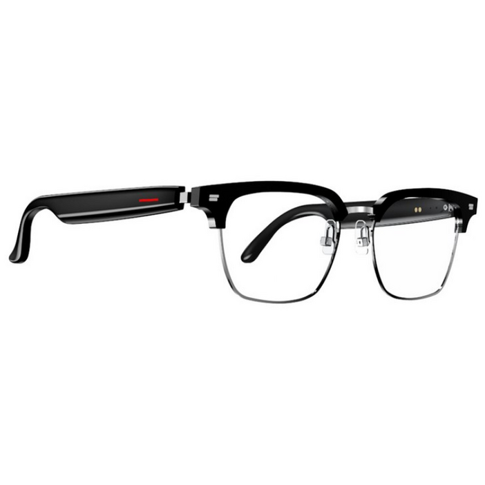 Apnoo 스마트 블루투스 안경 AI 번역 안경 회의록 전화 받기 음악 듣기 144 언어 동시 통역 무선 실시간번역안경 선글라스 블루라이트 차단 안경