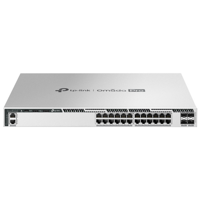 TP-LINK Omada Pro S6500-24GP4XF 24포트 기가비트 L3 관리형 PoE+ 스위치 4SFP+, 1개, S6500-24GP4XF