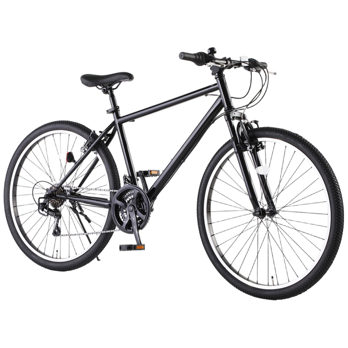 SUWIT MTB 일본자전거,27.5인치자전거 산악용 성인 로드 출퇴근 입문용 국내배송 산책, BLACK, 1개