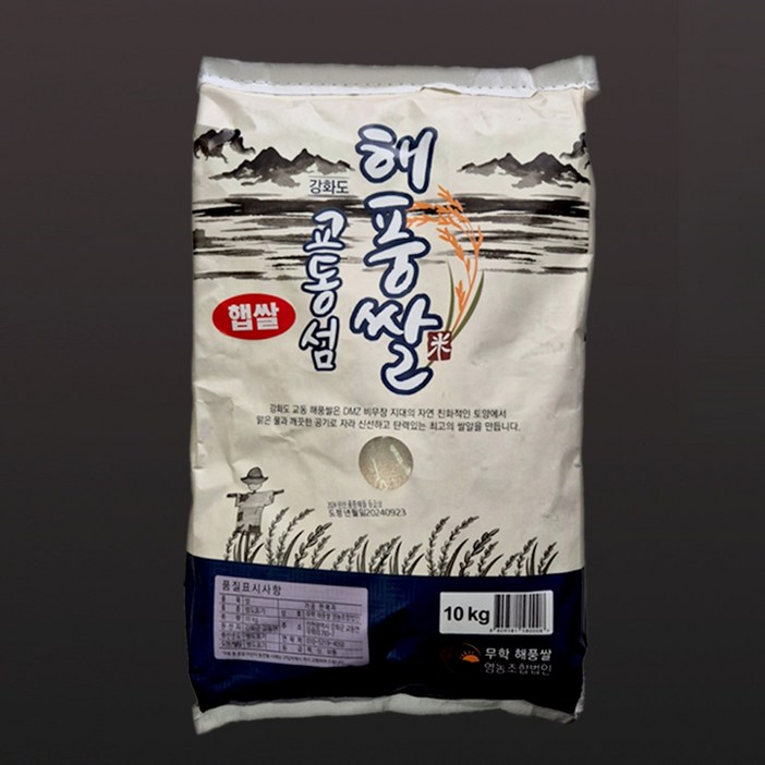 2025년 햅쌀 교동섬 해풍쌀 구수한쌀 맛있는쌀, 10kg, 1개, 상등급