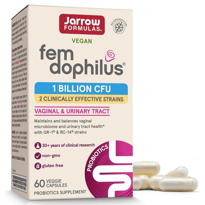 재로우 우먼 펨도필러스 유산균 10억 베지테리안 캡슐, 60정, 1개