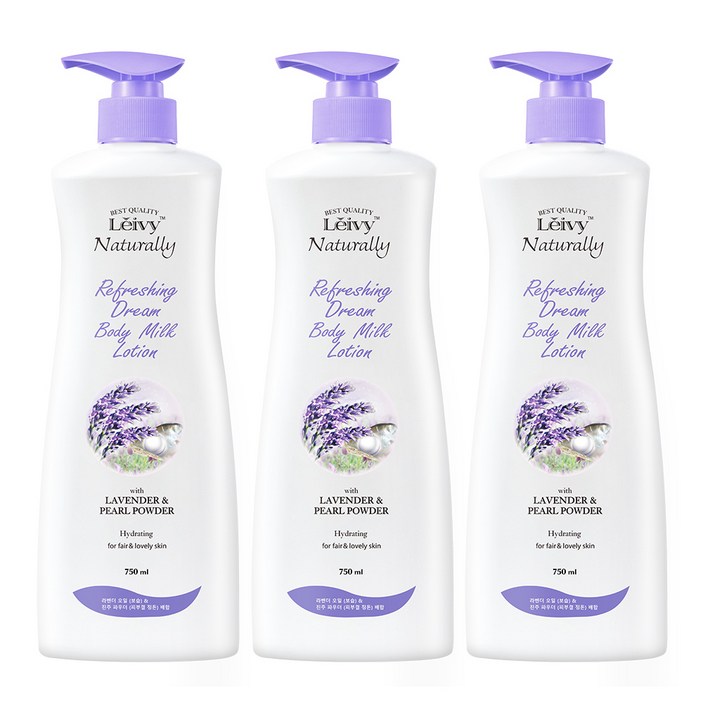 레이비 라벤더 바디로션, 750ml, 3개