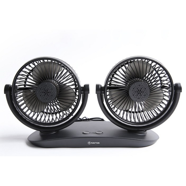 메이튼 무지개시원 3단 트윈 차량용 선풍기, TRIPLE2