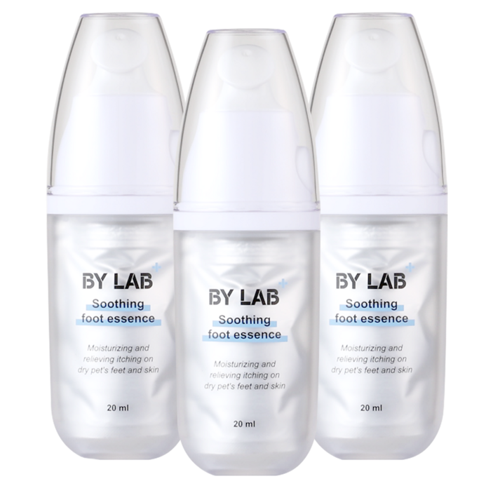 바이랩 수딩 풋 에센스 강아지 발바닥 보습제, 20ml, 3세트