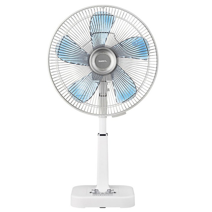 한일전기 레트로 빈티지 기계식 선풍기 심플화이트 크롬가드 35cm REF-481, 7080 인테리어 레트로 선풍기(심플화이트)
