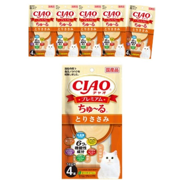 챠오츄르 고양이 프리미엄 츄르 짜먹는 간식 4p