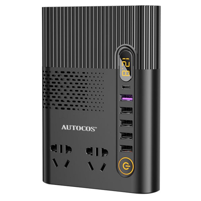 오토코스 차량용 멀티인버터 12V 24V겸용 200W AC220V