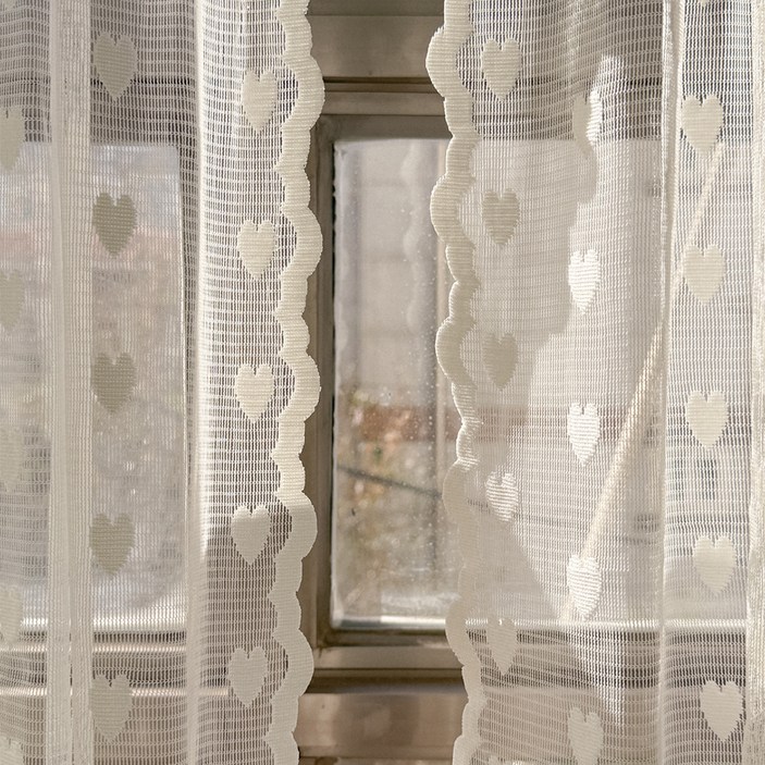 마리엔젤 빈티지 프롬하트 레이스 봉집형 가리개커튼