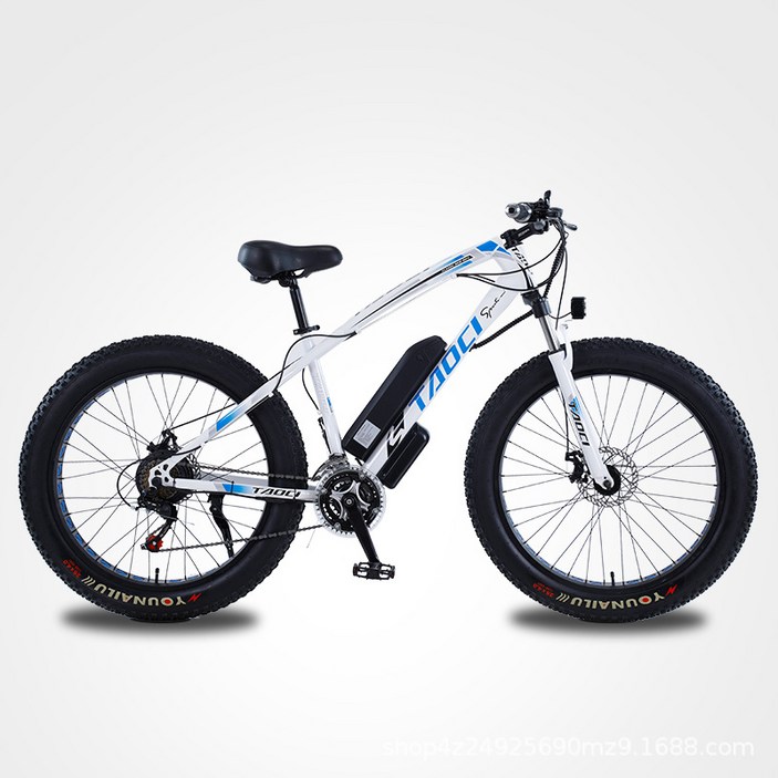 26인치 산악 전기자전거 전동 자전거 변속조력 4.0 광폭타이어 750W