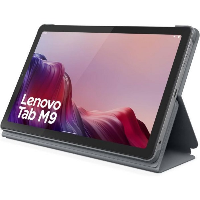 Lenovo 레노버 탭 M92023 태블릿 긴 배터리 수명 9인치 HD 전면 2MP 및 후면 8MP 카메라 3GB 메모리 32GB 저장공간 안드로이드 12 이상 폴리오 케이스
