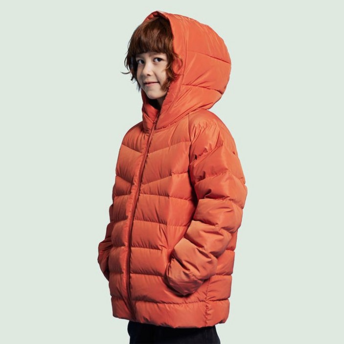 지오다노 주니어 03071911 덕다운 후드 패딩 공용