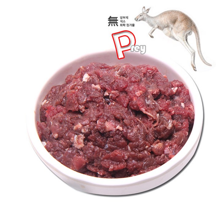 더펫코리아 뼈없는 프레이 캥거루순살 1kg 애견생식 강아지생식