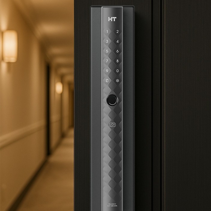 현대HT 주키형 디지털 현관 도어락 지문인식 즉시잠금 현관문도어락, 고객직접설치, TDL-A5001F