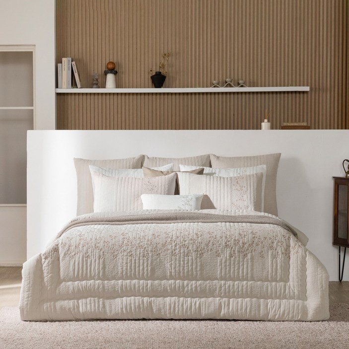 [공식판매처] 박술녀 통워싱 순면 피그먼트 차렵이불 침구 풀세트 (작품명 초연) 국내생산 / 빠른배송 / 이불+패드+베개커버 / 선물추천