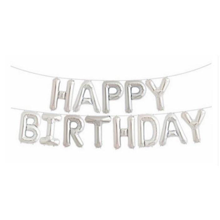 조이파티 알파벳은박풍선세트 HAPPY BIRTHDAY 은박만발송