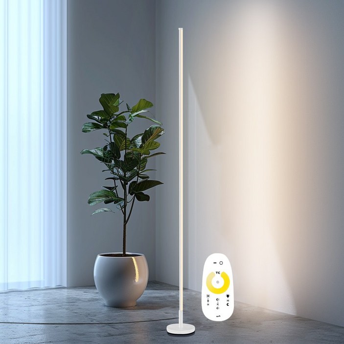 LED 북유럽 플로어 장스탠드 조명 거실등 [3년AS], 화이트