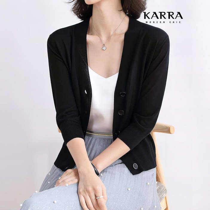 KARRA 메르시7부가디건KB4MCD015C