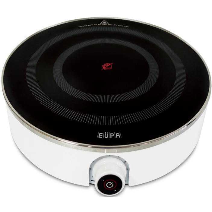 1구 인덕션 고화력 전기레인지 원형 인덕션 레인지 화이트 샤브샤브 밀키트 하이라이트 EI-2000W, EI-2000W, 일반형