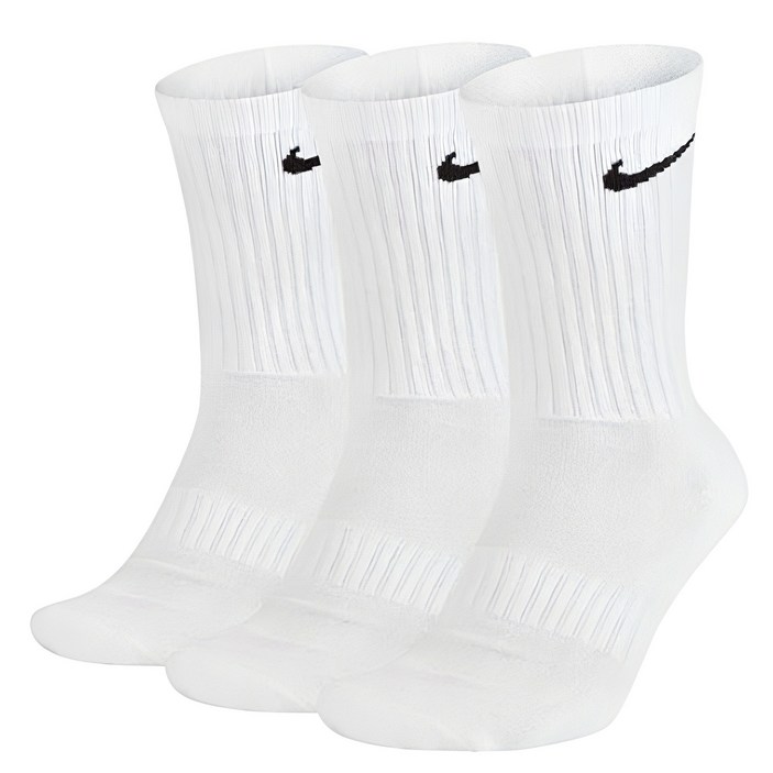 나이키 에브리데이 스우시 장목 양말 3족 SX7664100  웰던 양말 세트
