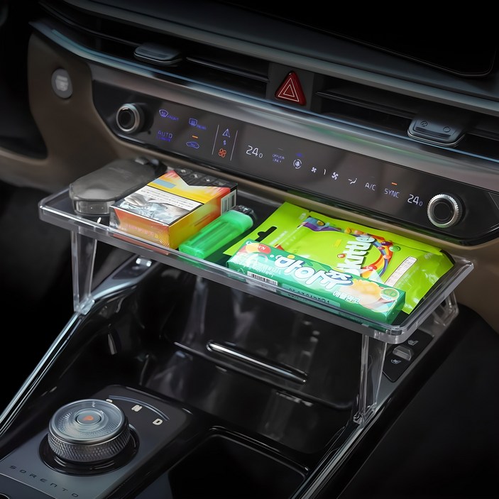 크레이지몬스터 더 뉴 쏘렌토 페이스리프트 무중력 테이블, 투명1P, 1개