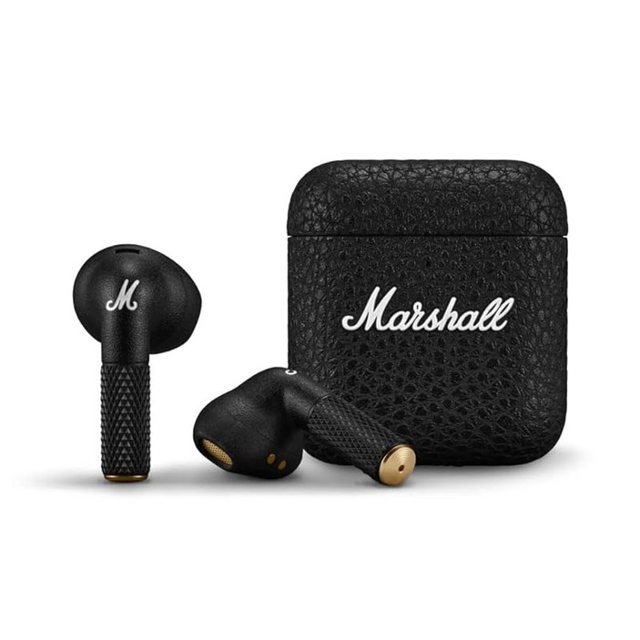 Marshall 완전 무선 이어폰 Minor IV 블랙 BluetoothQi 충전 지원통화 지원