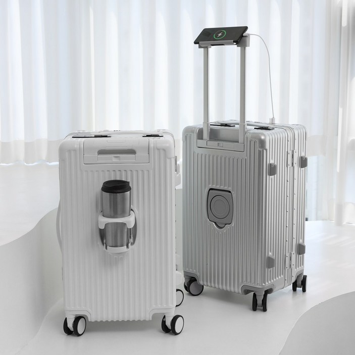판매자특가 베르지아 확장형 하드캐리어 기내용캐리어 무게측정 USB충전 앞포켓 20인치 24인치 28인치