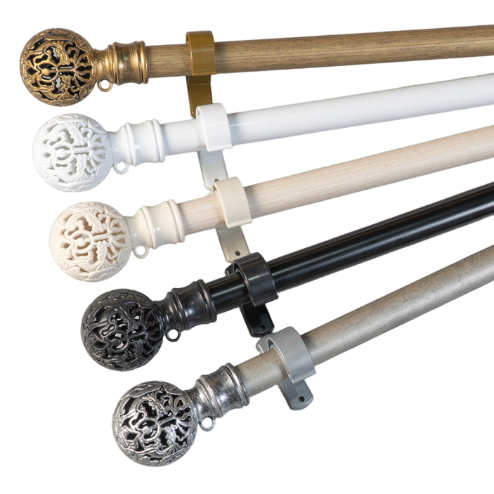 모던뷰 25mm지구 커튼봉 커텐봉, 아이보리