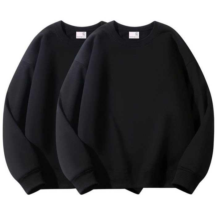 JBOOM 데일리 무지 맨투맨 1+1 티셔츠 긴팔 단체티 커플티