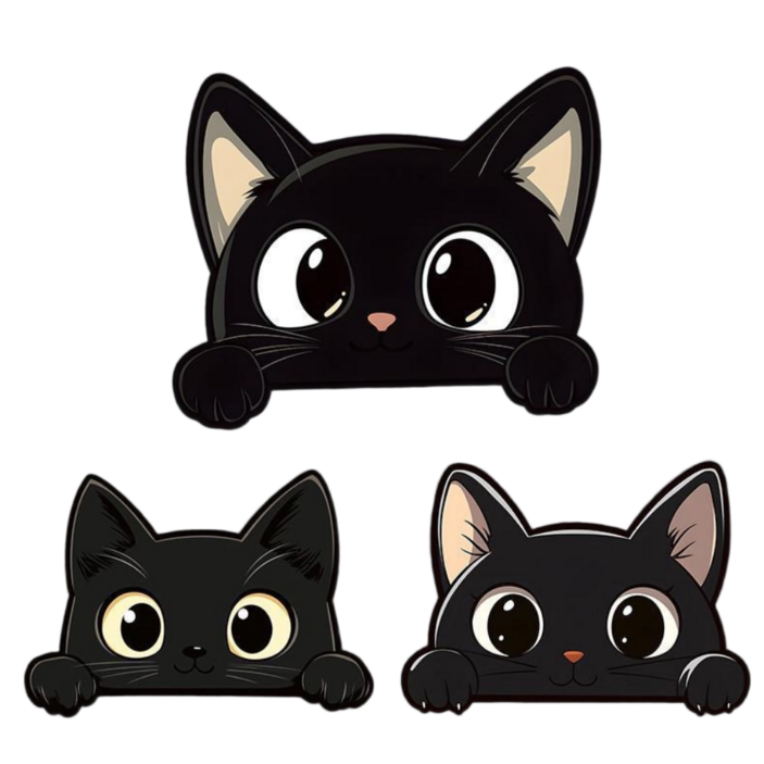 태현스토어 자동차 흠집 스티커, 2개, 옐로우 중형