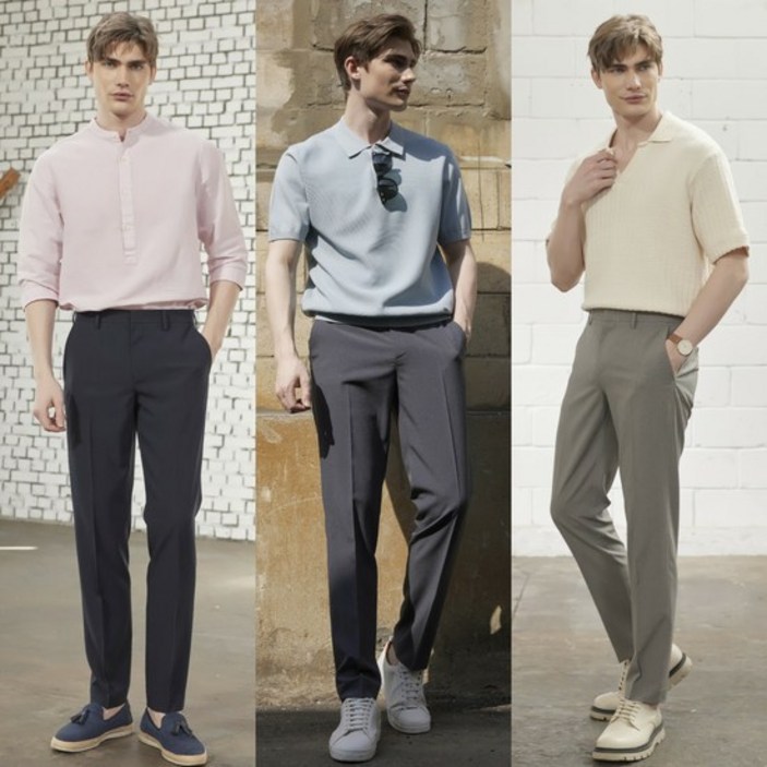 워모 25SS 남성 썸머 컴포트 쿨링 슬랙스 3종