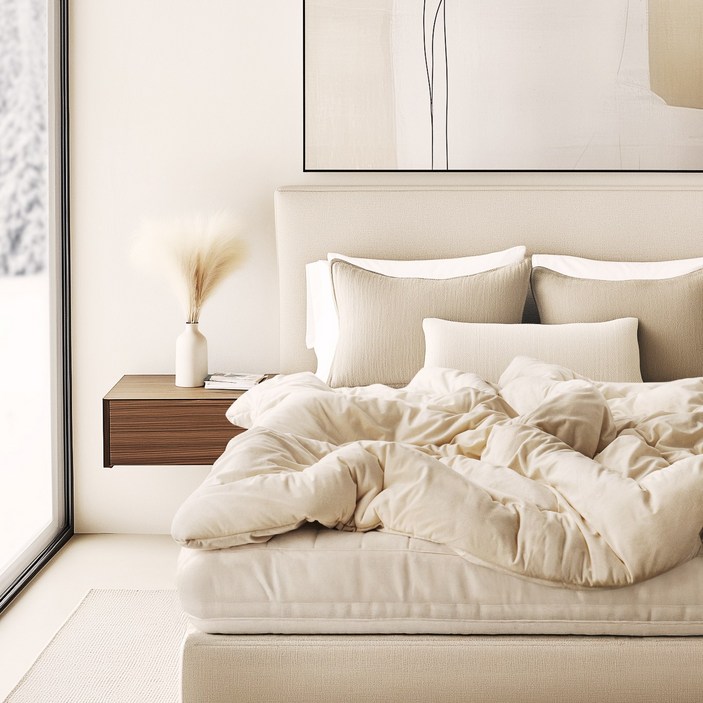 프랑떼 호텔식 고밀도 극세사 차렵이불