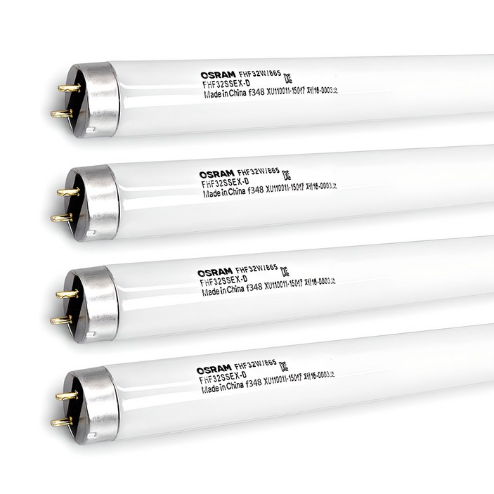 오스람 직관형광등 FL 32W 형광등 주광색 4개입