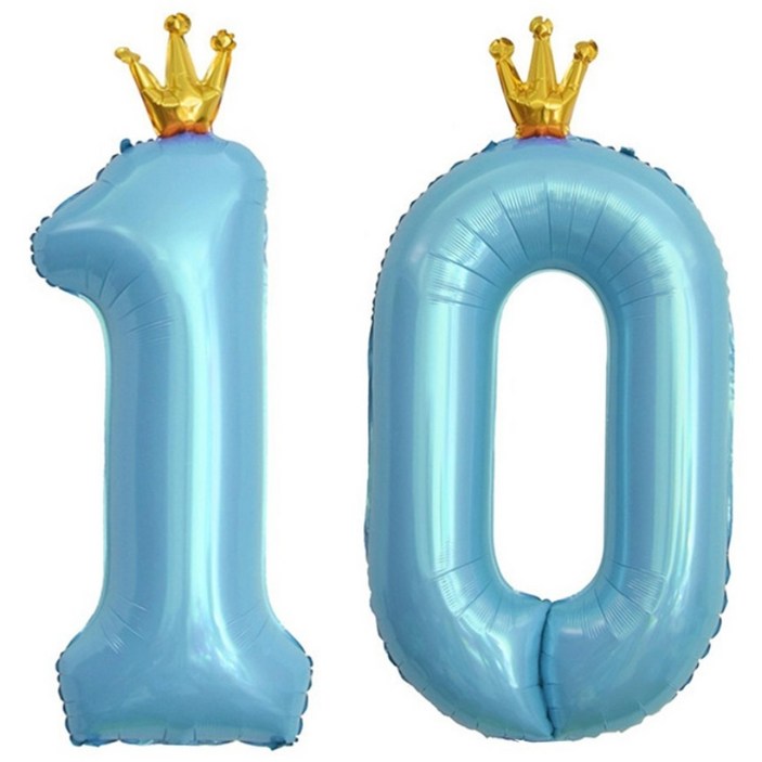 이벤트홀릭 초대형 왕관 숫자은박풍선