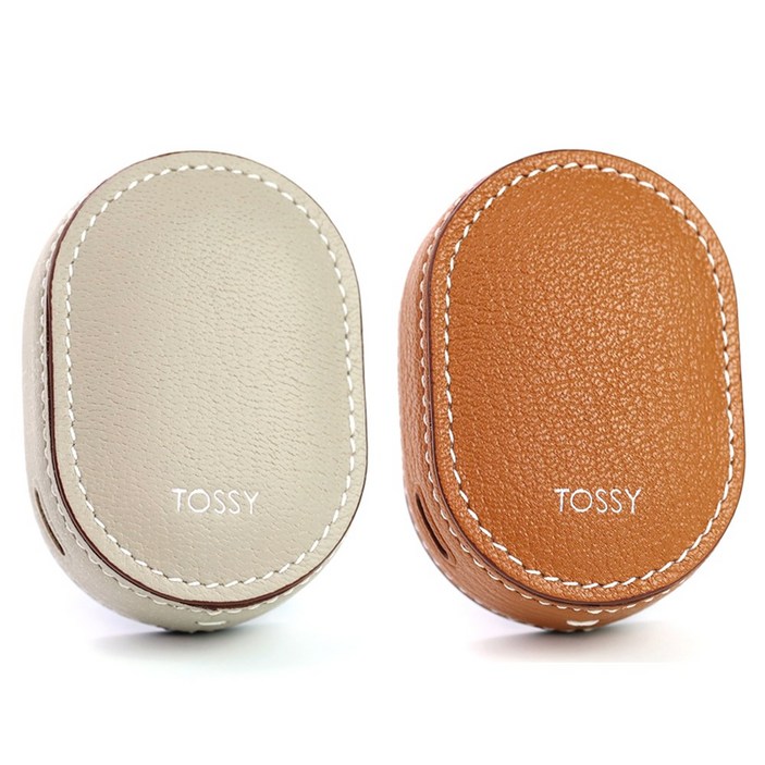 토씨(TOSSY) 크리스페 가죽 차량용 방향제 송풍구용, 블랙색상 x 라벤더향, 1개