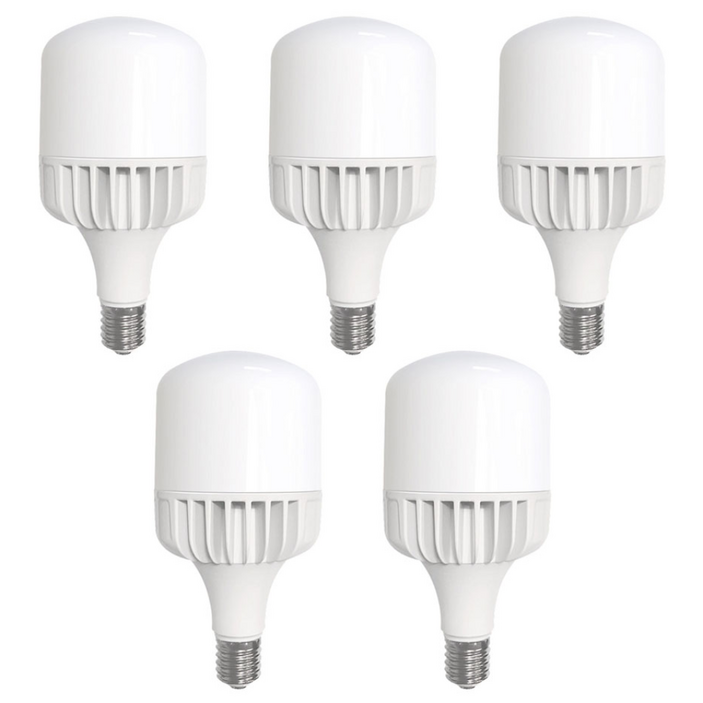 안트 led 보안등 80W 전구 고와트 E39 주광색, 5개, 주광색