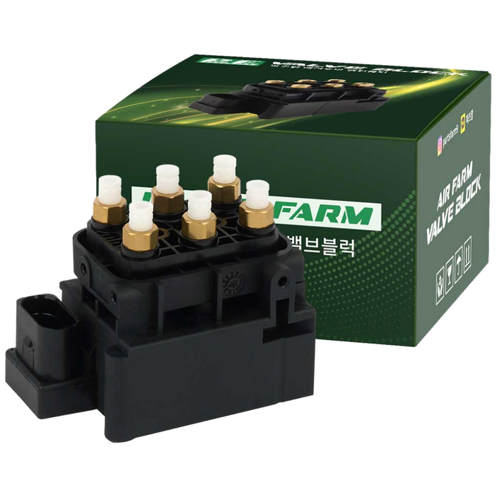 현대 에쿠스 밸브블럭 에어쇼바 에어서스 솔레노이드밸브 VI BH VL VS 호환 제네시스 (000), 1개