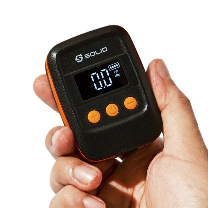 솔리드 공기주입기 바람 무선 전동 에어펌프 자전거 타이어 공기압 펌프 S-B04, 선택, 1개