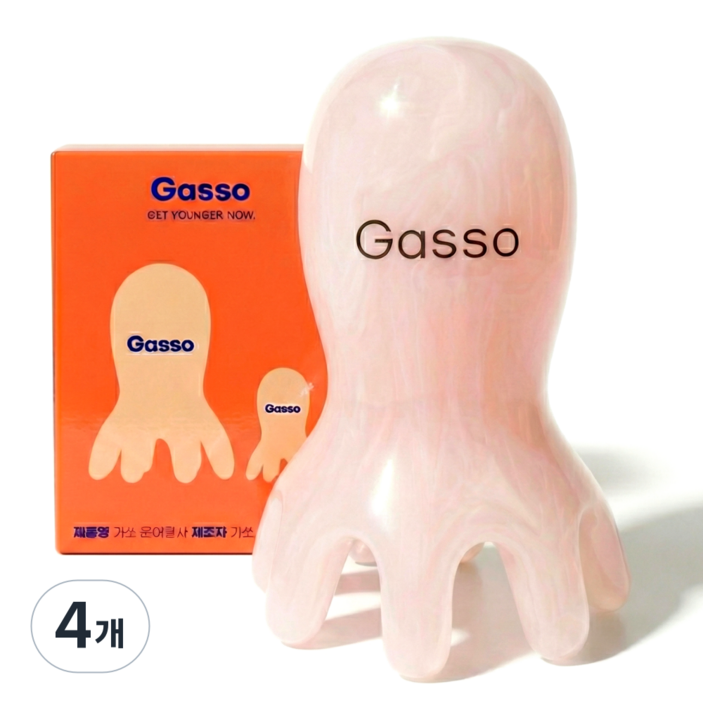 가쏘 문어 두피 괄사 마사지기 목 바디 얼굴