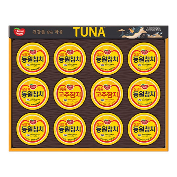 동원 참치 O12호 쇼핑백 선물세트, 1세트 동원 참치 O12호 쇼핑백 선물세트, 1세트